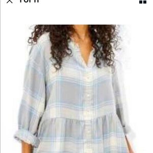 American eagle flannel top